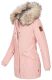 Navahoo Christal ladies winter jacket parka with faux fur - Rosa-Gr.XS