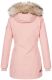 Navahoo Christal ladies winter jacket parka with faux fur - Rosa-Gr.XS