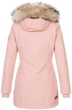 Navahoo Cristal Damen Winterjacke Parka mit Kunstfell Rosa Gr.M