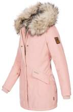 Navahoo Christal ladies winter jacket parka with faux fur - Rosa-Gr.XL
