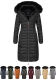 Navahoo Umay Damen lange Winterjacke mit Fellkragen