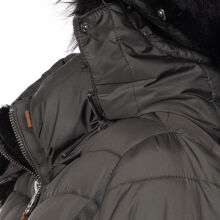 Navahoo Umay ladies long winter jacket with fur collar Anthrazit-Gr.XXL