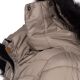 Navahoo Umay Damen lange Winterjacke mit Fellkragen Taupe-Gr.XL