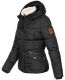 Navahoo Megan ladies winter hooded quilted jacket Schwarz-Gr.S