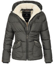 Navahoo Megan ladies winter hooded quilted jacket Anthrazit-Gr.XS