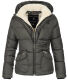 Navahoo Megan ladies winter hooded quilted jacket Anthrazit-Gr.XS
