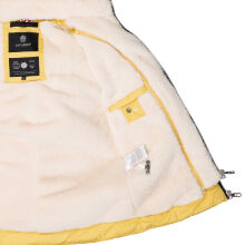 Navahoo Megan ladies winter hooded quilted jacket Gelb-Gr.S