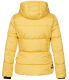 Navahoo Megan ladies winter hooded quilted jacket Gelb-Gr.S