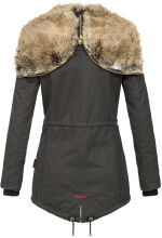 Navahoo Diamond ladies jacket with teddy fur - Anthracite-Gr.S