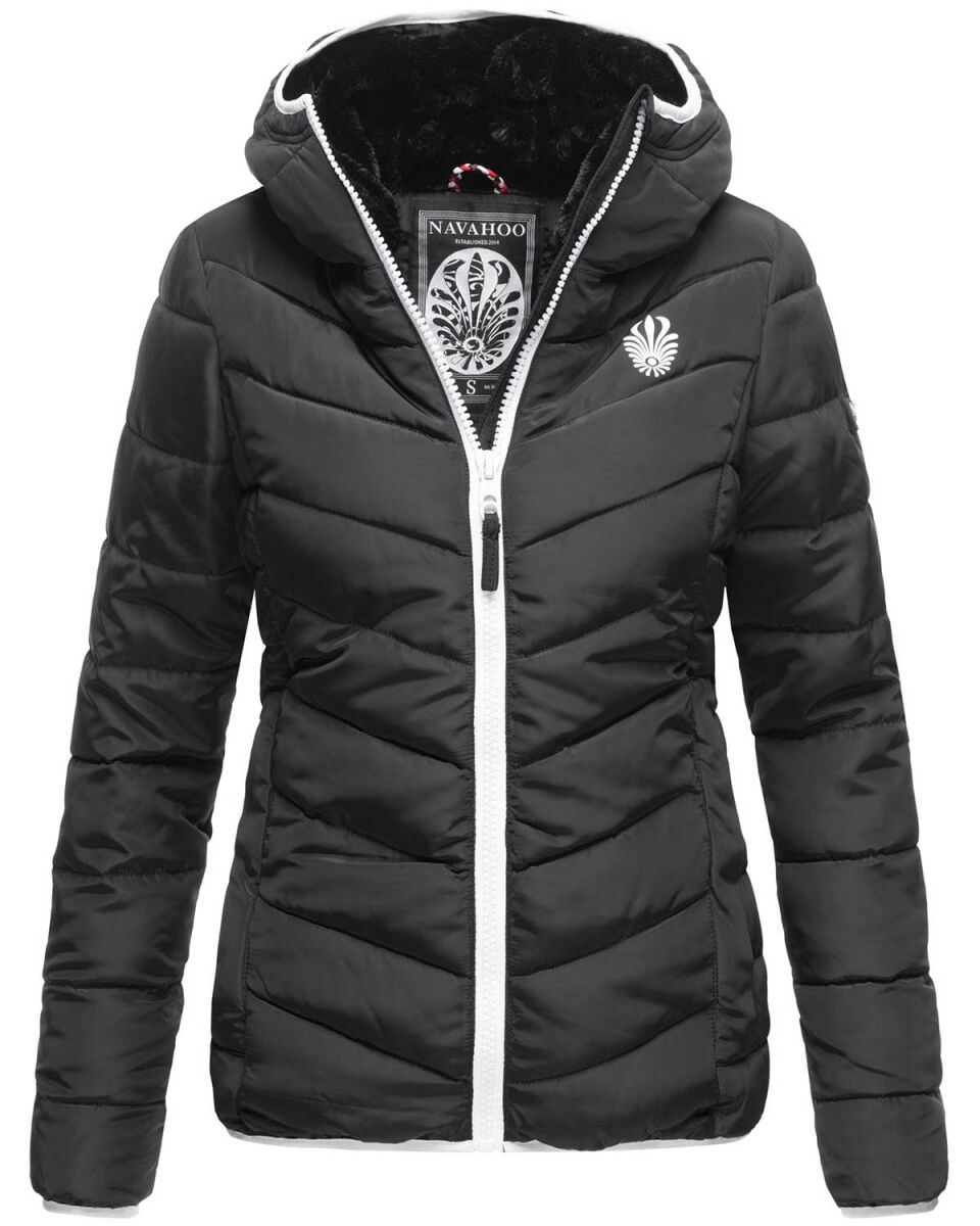 Mohito Steppjacke Schwarz Steppjacke Mit Kapuze Farbe Schwarz