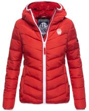 Navahoo Elva leichte Damen Stepp Jacke Rot Größe XS - Gr. 34