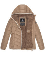 Navahoo Elva Ladies Quilted Jacket B675 Taupe Size XS - Size 34