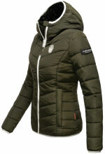 Navahoo Elva leichte Damen Stepp Jacke Olive Größe XS - Gr. 34