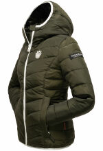 Navahoo Elva leichte Damen Stepp Jacke Olive Größe XS - Gr. 34
