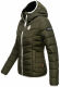 Navahoo Elva leichte Damen Stepp Jacke Olive Größe XS - Gr. 34