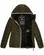 Navahoo Elva leichte Damen Stepp Jacke Olive Größe XS - Gr. 34