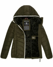 Navahoo Elva leichte Damen Stepp Jacke Olive Größe XXL - Gr. 44