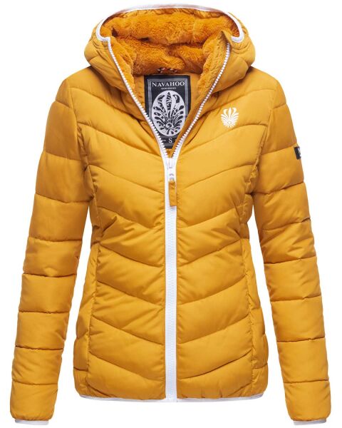 Navahoo Elva leichte Damen Stepp Jacke Gelb Größe M - Gr. 38