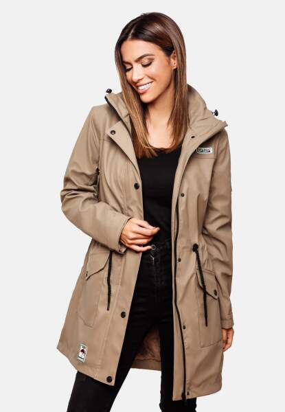 Navahoo Deike ladies rain jacket raincoat long teddy fur, 109,90 €