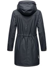 Navahoo Deike Damen Regenjacke Regenmantel lang Teddyfell