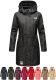 Navahoo Deike ladies rain jacket raincoat long teddy fur