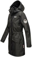 Navahoo Deike ladies rain jacket raincoat long teddy fur