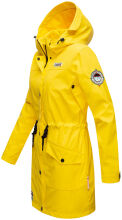 Navahoo Deike ladies rain jacket raincoat long teddy fur