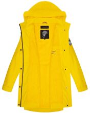 Navahoo Deike ladies rain jacket raincoat long teddy fur