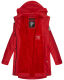 Navahoo Deike ladies rain jacket raincoat long teddy fur