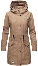 Navahoo Deike ladies rain jacket raincoat long teddy fur