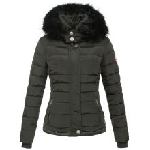 Navahoo Chloe Damen Winterjacke gefüttert Anthrazit Größe M - Gr. 38