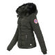 Navahoo Chloe Damen Winterjacke gefüttert Anthrazit Größe M - Gr. 38