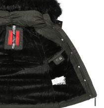 Navahoo Chloe Damen Winterjacke gefüttert Anthrazit Größe XL - Gr. 42