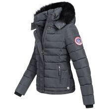 Navahoo Chloe Damen Winterjacke gef&uuml;ttert Anthrazit Gr&ouml;&szlig;e L - Gr. 40