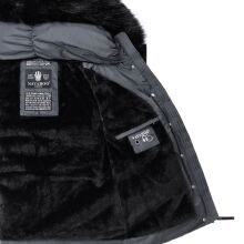 Navahoo Chloe Damen Winterjacke gef&uuml;ttert Anthrazit Gr&ouml;&szlig;e L - Gr. 40