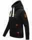 Navahoo ladies hooded sweatshirt pullover - Black-Gr.S