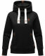 Navahoo Damen Sweatshirt Hoodie mit Kapuze Schwarz Größe XL - Gr. 42