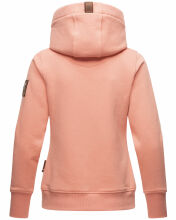 Navahoo Damen Sweatshirt Hoodie mit Kapuze Apricot Größe S - Gr. 36