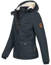 Marikoo Keikoo Ladies Winterjacket B683 Navy - Spotted Size S - Size 36