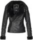 Marikoo Kokoo ladies faux leather jacket - Black-Gr.XS