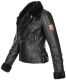 Marikoo Kokoo ladies faux leather jacket - Black-Gr.XS