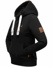 Navahoo Damlaa Damen Kapuzenpullover Sweatshirt Hoodie Schwarz Größe XXL - Gr. 44