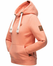 Navahoo Damlaa Damen Kapuzenpullover Sweatshirt Hoodie Apricot Größe M - Gr. 38
