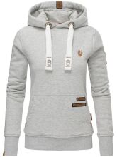Navahoo Damlaa ladies hoodie sweatshirt hoodie Hellgrau-Gr.S