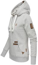 Navahoo Damlaa ladies hoodie sweatshirt hoodie Hellgrau-Gr.S