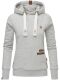 Navahoo Damlaa ladies hoodie sweatshirt hoodie Hellgrau-Gr.S