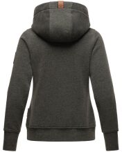 Navahoo Damlaa Damen Kapuzenpullover Sweatshirt Hoodie Dunkelgrau - Melange Größe XXL - Gr. 44