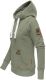 Navahoo Damlaa ladies hoodie sweatshirt hoodie Khaki-M.-Gr.S