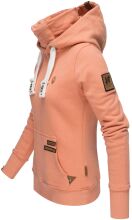 Navahoo Raniaa Damen Sweatshirt Hoodie Pullover Pulli Sweater Kapuze Apricot - Melange Größe S - Gr. 36