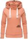 Navahoo Raniaa Damen Sweatshirt Hoodie Pullover Pulli Sweater Kapuze Apricot - Melange Größe S - Gr. 36